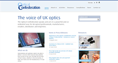 Desktop Screenshot of opticalconfederation.org.uk